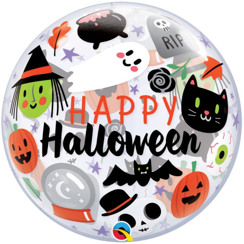 Шар баблс HAPPY HALLOWEEN-1