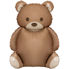 Воздушный шар мишка сатин