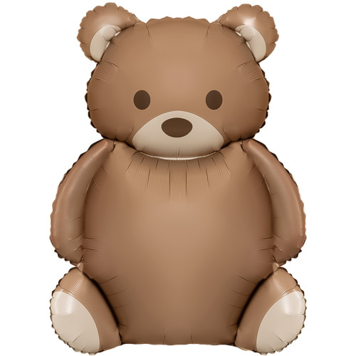 Воздушный шар мишка сатин-1