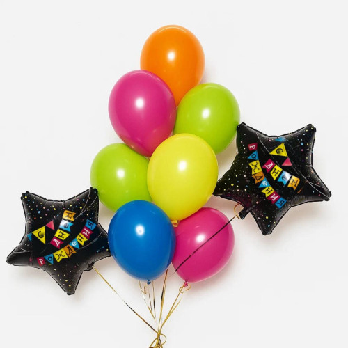 Букет воздушных шаров праздничный-1