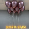 Воздушные шары хром розовый