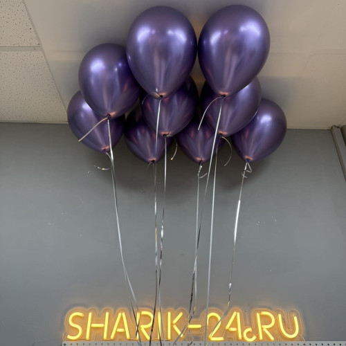 Фиолетовые шары хром-1