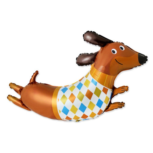 Фольгированный шар собака такса-1