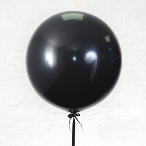 Большой черный шар 61 см