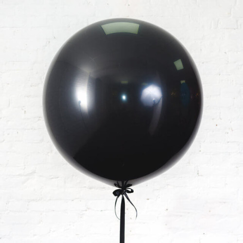 Большой черный шар 61 см-1