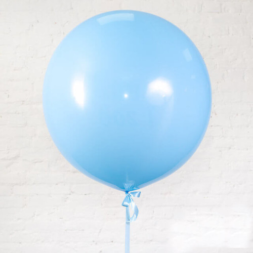 Большой голубой шар 61 см