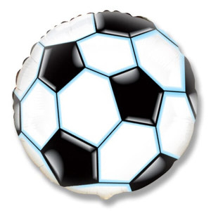 Воздушный шар круг футбольный мяч