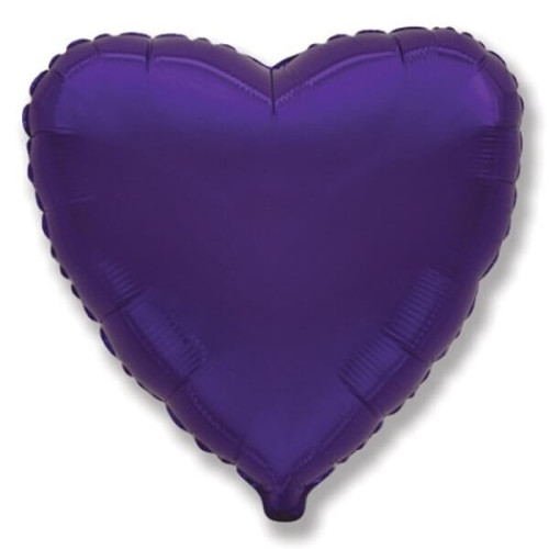 Воздушный шар Сердце фиолетовое