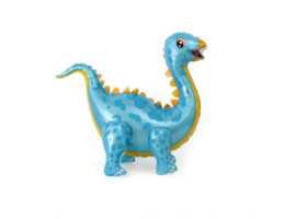 Ходячий шар динозавр стегозавр голубой