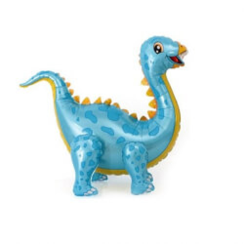 Ходячий шар динозавр стегозавр голубой-1