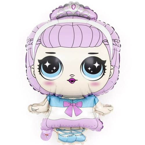Воздушный шар модная кукла (маленькая принцесса)-1