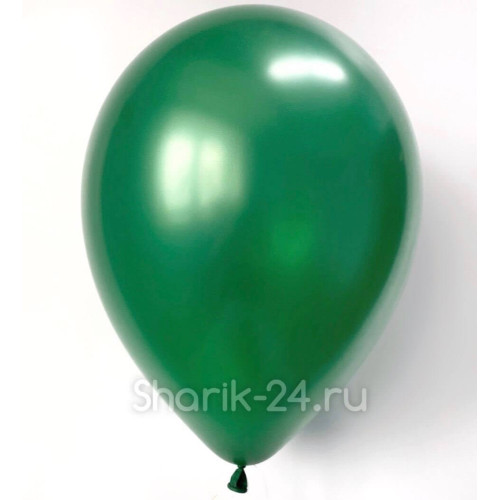 Зеленые шары металлик