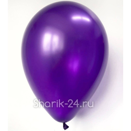 Фиолетовые шары металлик