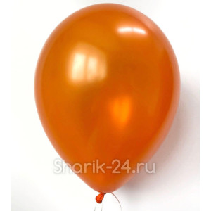 Оранжевые шары металлик