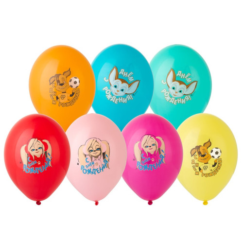 Воздушные шары с днём рождения Барбоскины