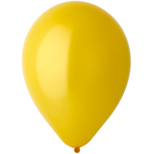 Воздушные шары насыщенного жёлтого цвета