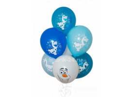 Воздушные шары Снеговик Олаф