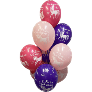 Воздушные шары единорог день рождения